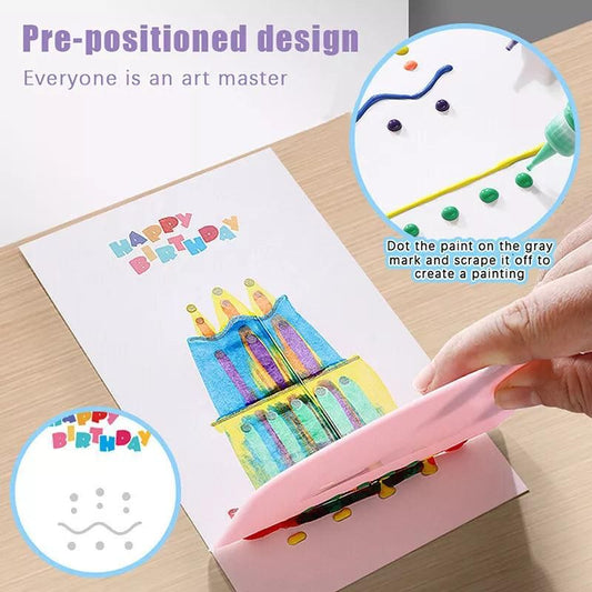 Rainbow Scratch Painting Set